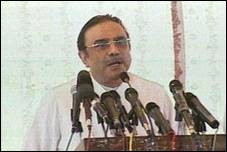 Talks not to be seen as compromise on status quo: Asif Zardari