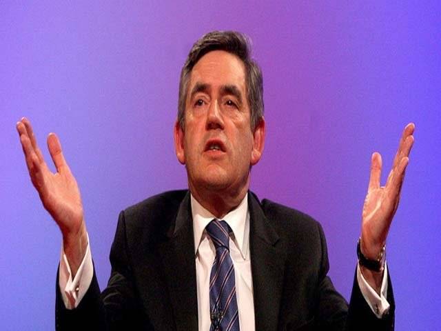 Gordon Brown says Qaeda pushed into Pak