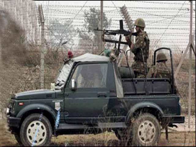 Pakistani troop martyed in Indian firing at LoC