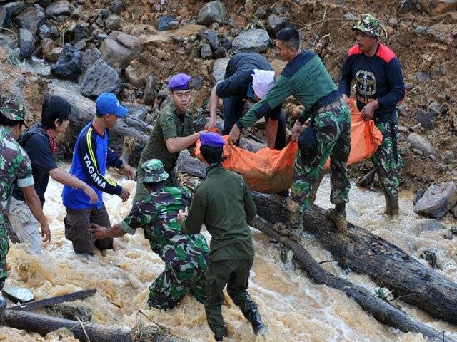 Over 70 dead in Indonesian landslide