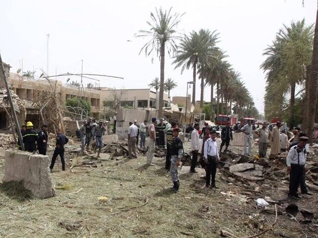Triple blasts rock Baghdad embassies, killing 30