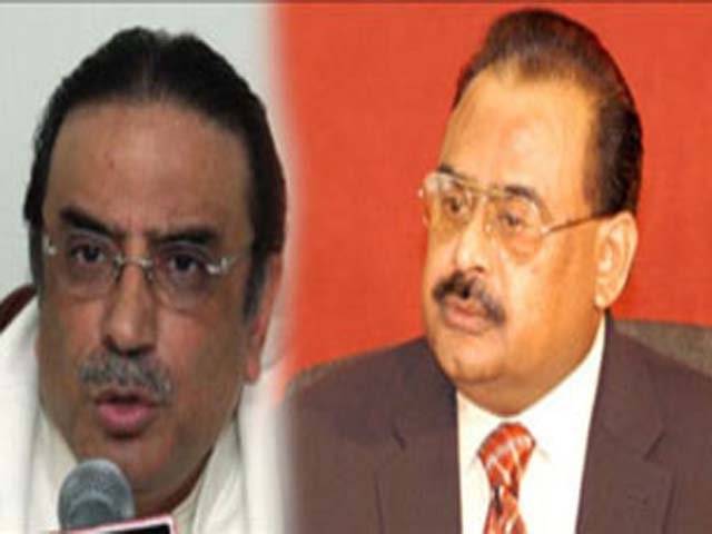 Zardari, Altaf hold telephonic talks