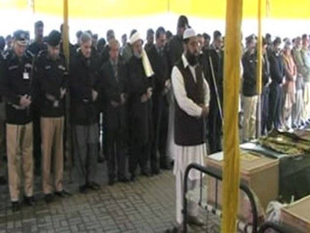 Namaz-e-Janaza of 4 martyred policemen offered in Lahore