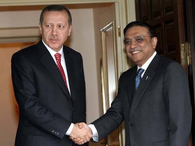 Zardari, Erdogan pledge to focus on building strategic partnership