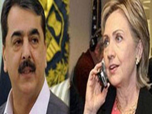 Gilani, Clinton discuss bilateral ties