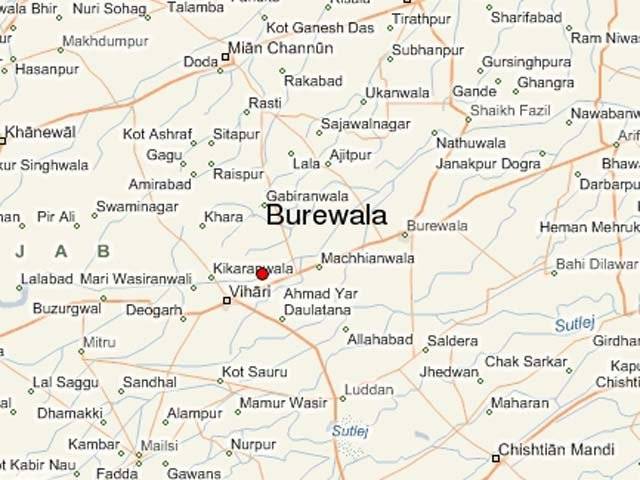 Three killed in Burewala road accident