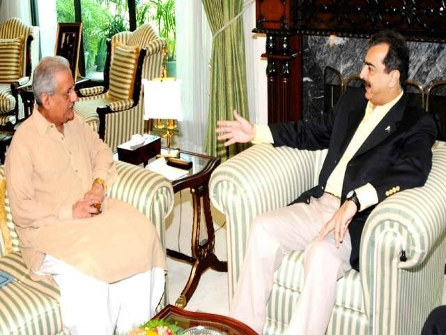 Rabbani briefs PM about his UK visit