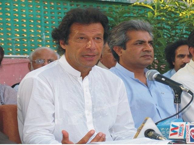 Imran urges people come out and take to streets