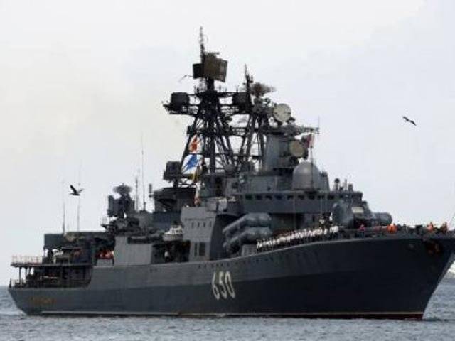 Russian warships enter Syrian waters to prevent NATO attack: report