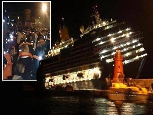 Eight dead after cruise ship runs aground off Italy