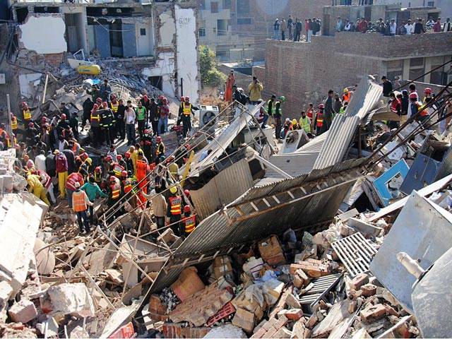 Five killed in Lahore factory collapse