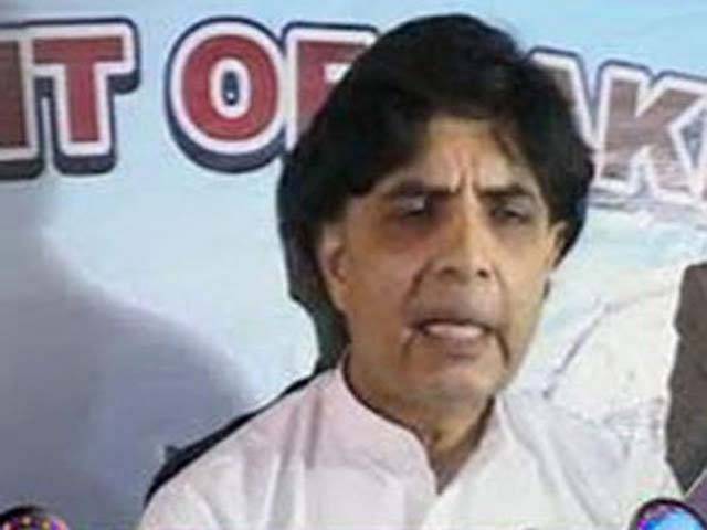 Nisar criticizes auction of seats in Senate elections