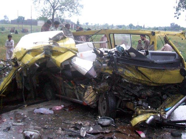 Seven dead, 10 injured in Haripur accident