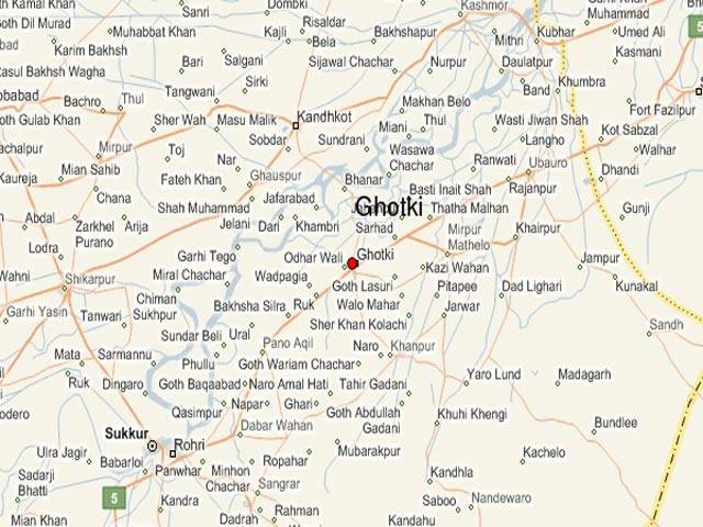 25 injured in Ghotki road accident