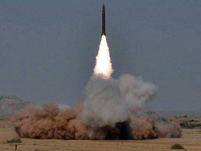 Pakistan successfully test fires nuclear capable Ballistic Missile Hatf-III Ghaznavi
