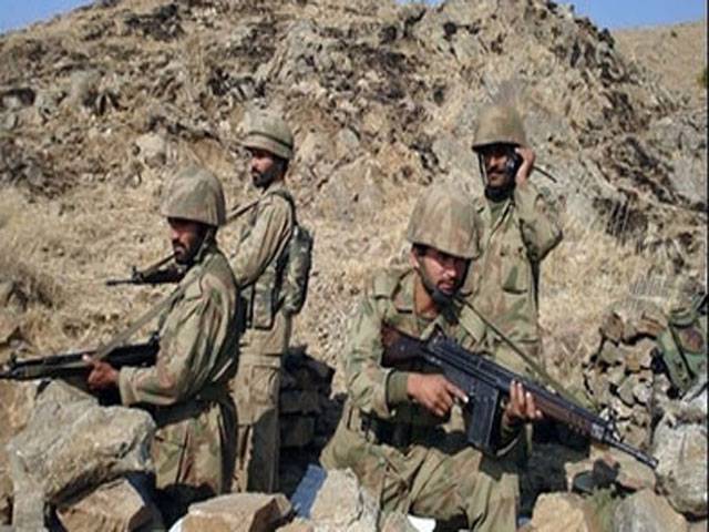 Two soldiers martyred, 20 militants killed in Orkazai clash