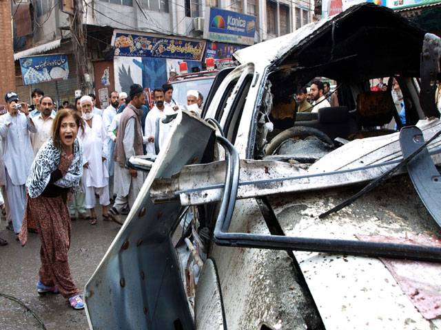 Six killed in Peshawar suicide blast