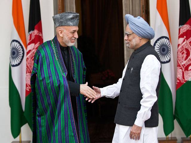 Karzai in Delhi to push Indian PM on investment 