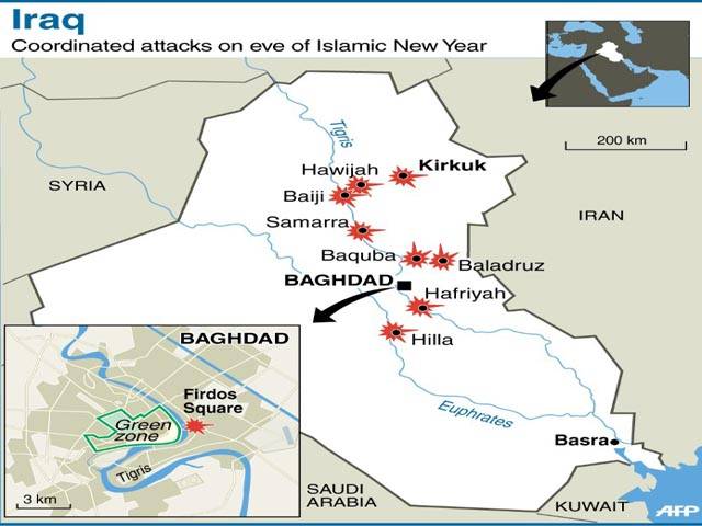 Iraq bombings kill 19 on eve of Muslim new year