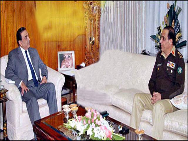 COAS, President Zardari discuss security issues