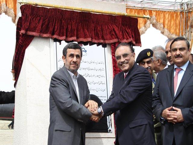 Zardari, Ahmedinijad inaugurate Pak-Iran gas pipeline project