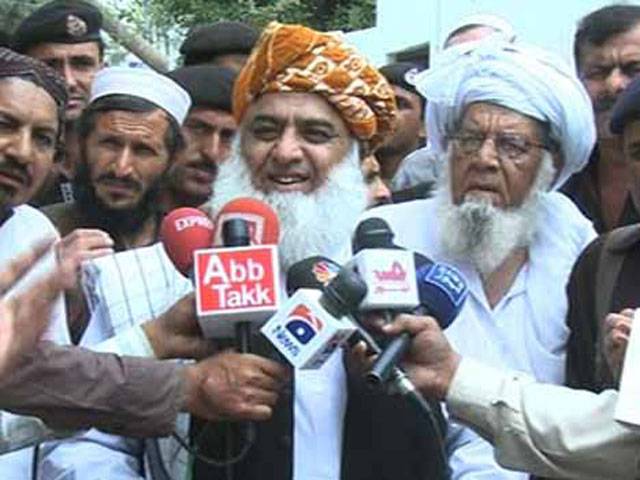 Fazal opposes delay in elections; says Musharraf not above law