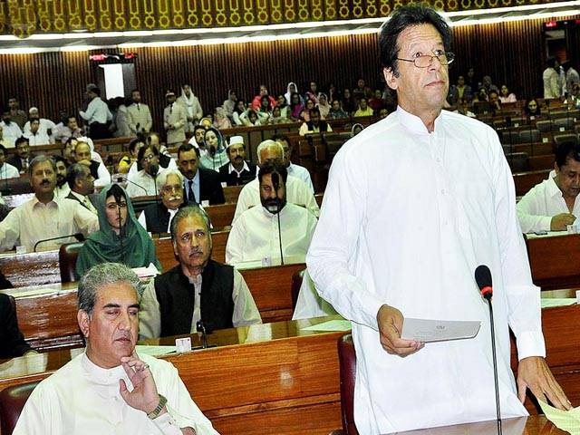 Imran Khan takes oath as MNA