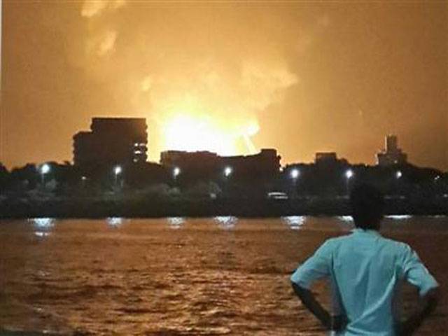 Indian Navy submarine explodes in Mumbai, 18 sailors trapped