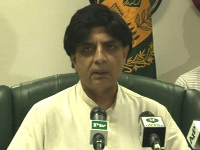 Govt proposes targeted operation in Karachi: Ch Nisar