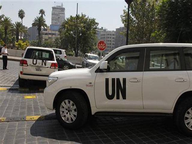 UN chemical weapons team to leave Syria by Saturday morning: Ban