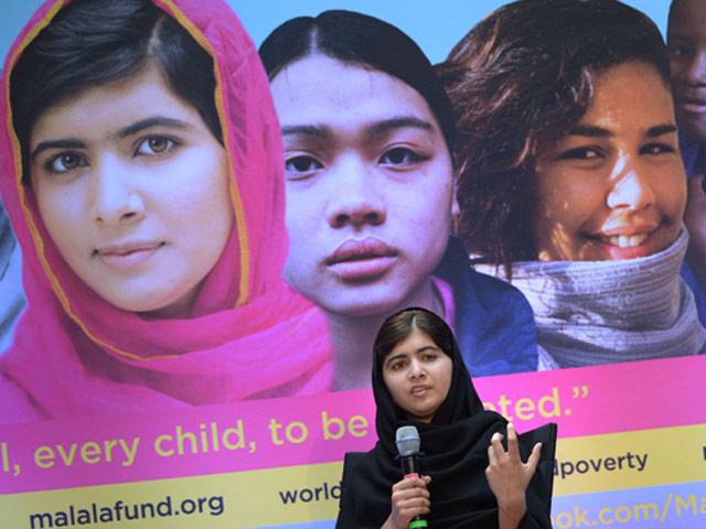 Malala Yousafzai speaks