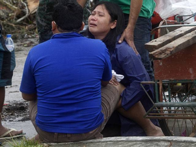 Typhoon victims