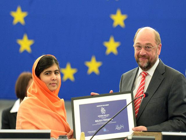 Malala Yousafzai gets EU's Sakharov human rights prize