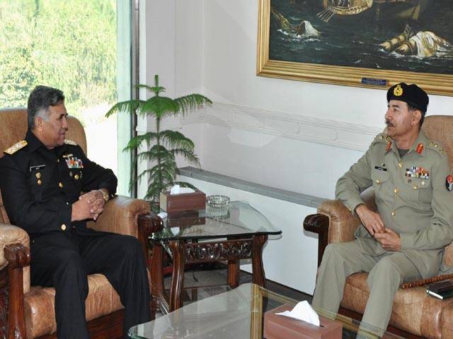 CJCSC Gen. Rashad visits Naval Headquarters in Islamabad
