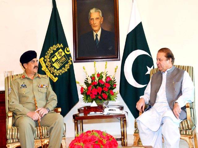 Nawaz Sharif, army chief discuss NATO supply, missing persons