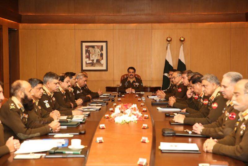 Corps Commanders Conference at GHQ 