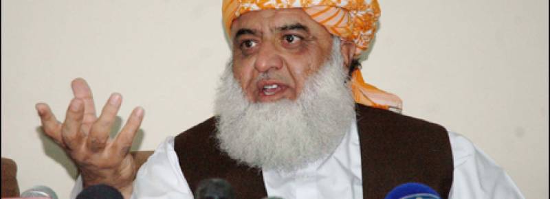 Talks should be held with all militant groups: Maulana Fazl