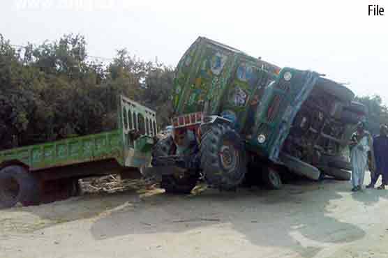 Two children killed in a road accident in Multan