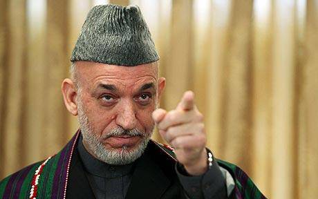 Karzai phones Kerry, levels allegations against Pakistan
