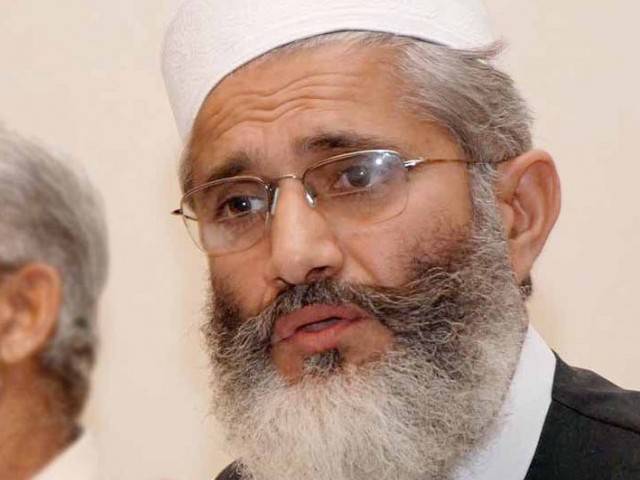 Peace can only be restored through talks: Sirajul Haq