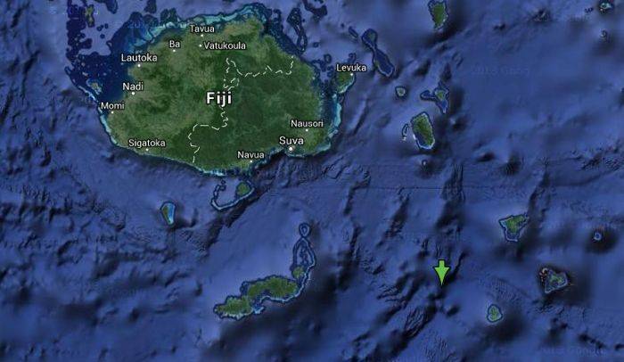 6.6 magnitude earthquake struck south of the Fiji Islands