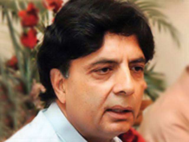 No tension between government and army- Chaudhry Nisar