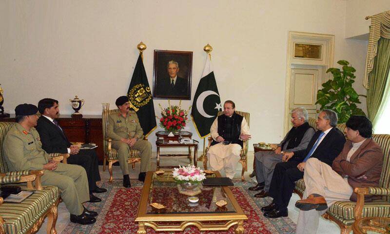 Civil, military leadership reviews security situation after Karachi airport attack