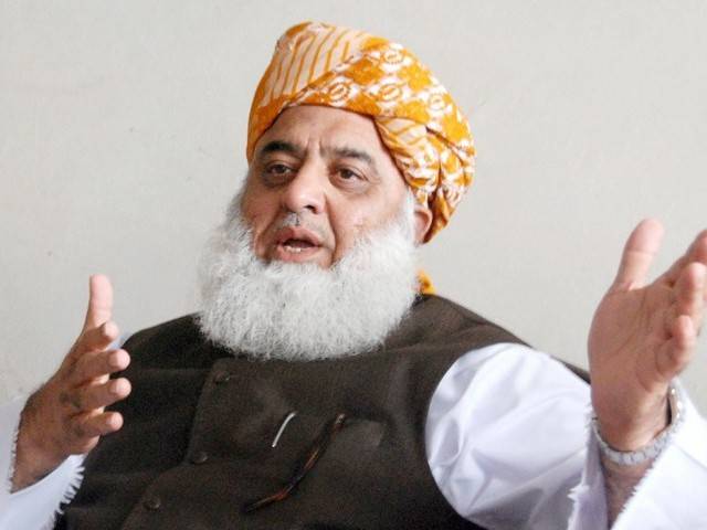 We will not go to the Prime Minister on the issue of law and order: Maulana Fazlur Rehman
