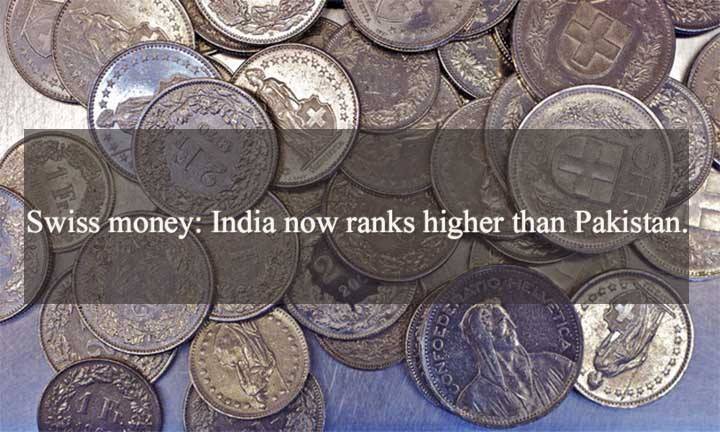 Rankings upsurge in Swiss banks for India