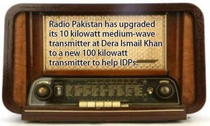 Radio Pakistan upgrades transmitter at Dera Ismail Khan