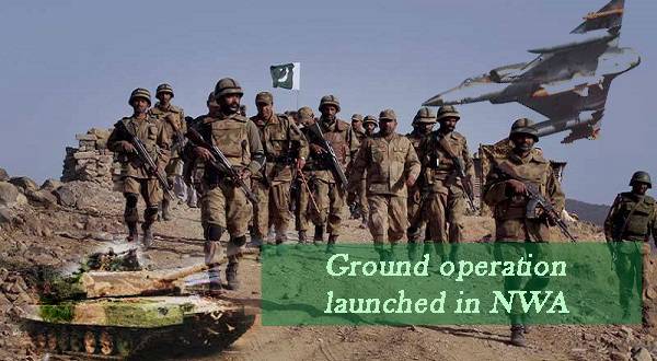 15 terrorists killed as ground operation is launched in NWA