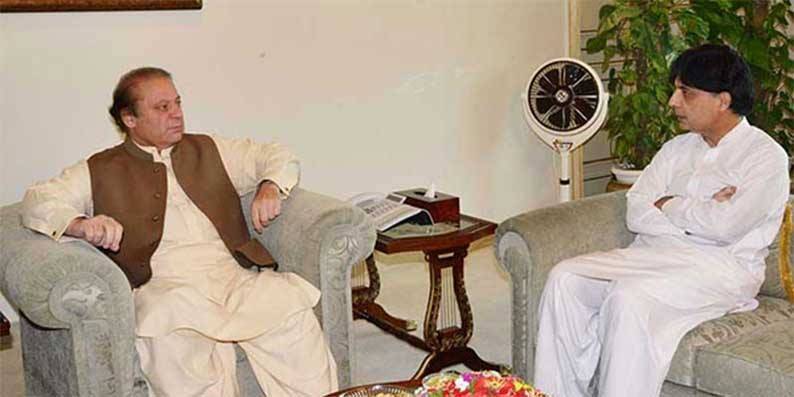 Prime Minister meets Nisar to resolve differences 