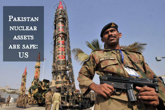 US satisfied with security of Pakistan\'s nuclear assets