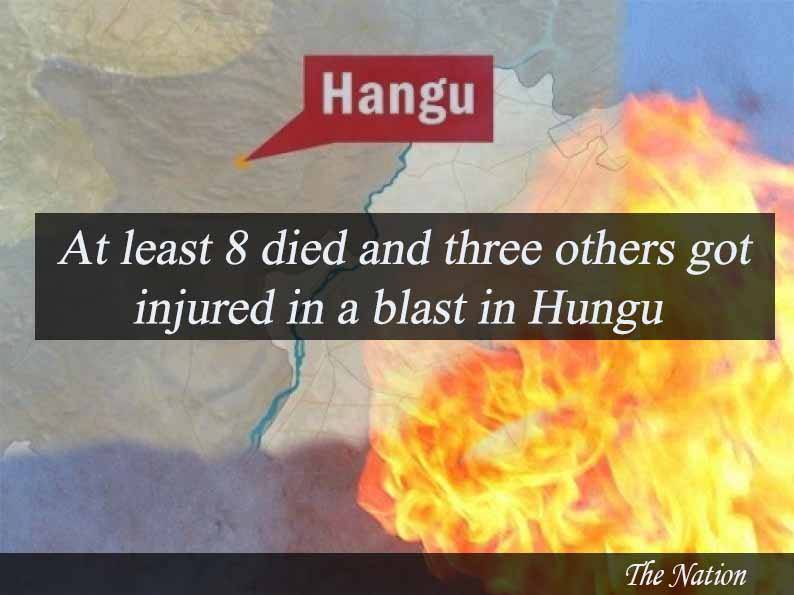 8 die, 3 hurt in Hangu blasts 